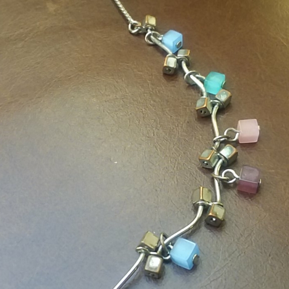 Pretty Lia Sophia silver necklace - Picture 7 of 8